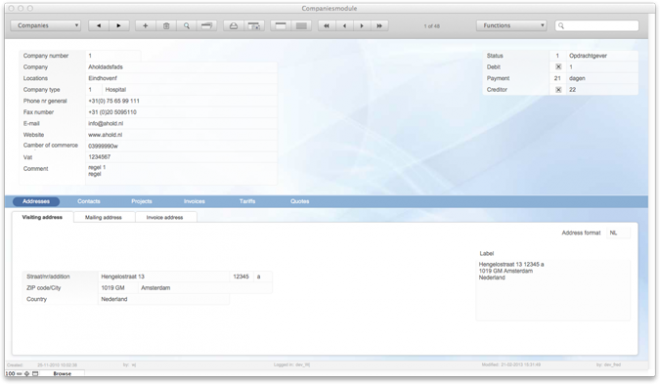 FileMaker ERP